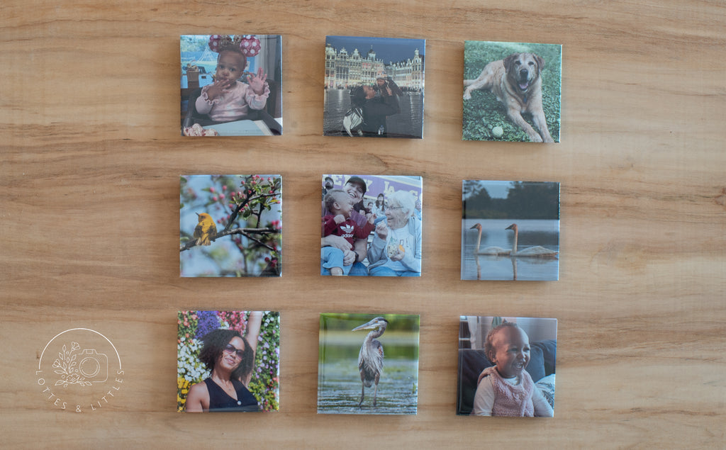 9 Pack 2x2" Square Magnets
